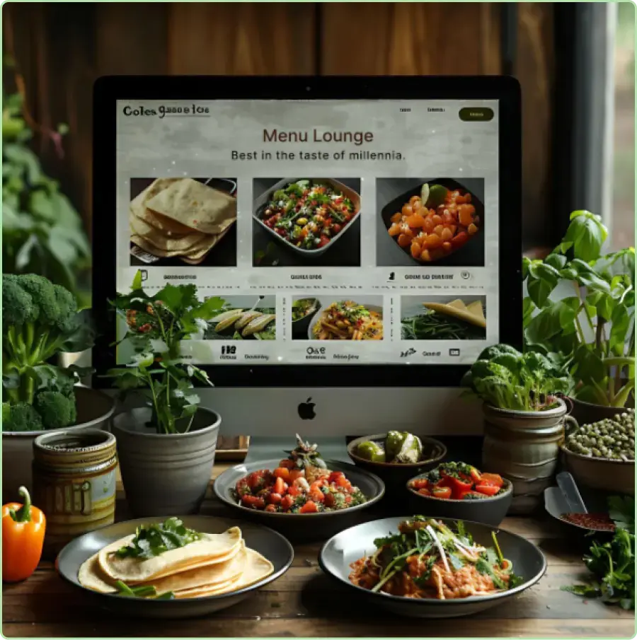restaurant website attractive ui for better impression