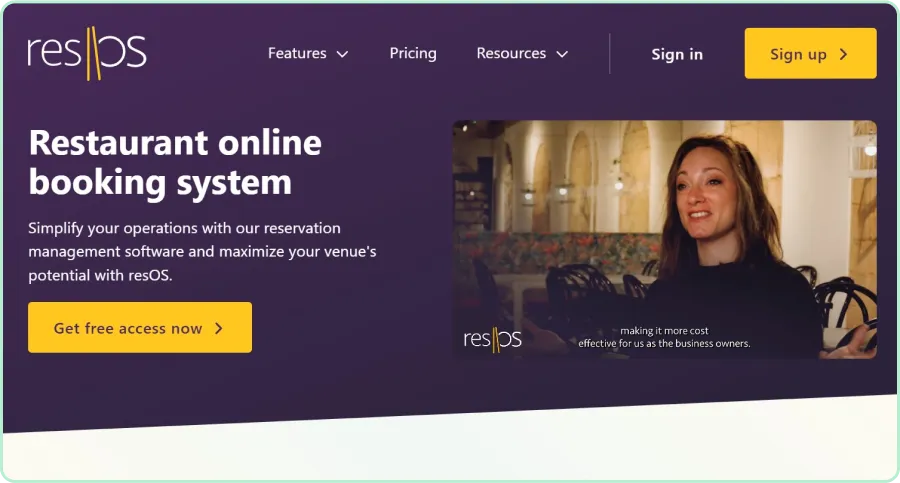 resOS Table Management System