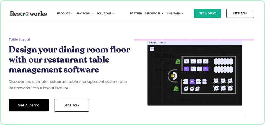 Restroworks Table Management System