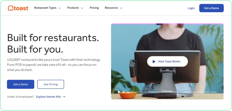 Toast Table Management System
