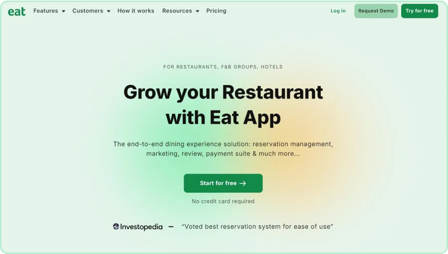 Eat Table Management System