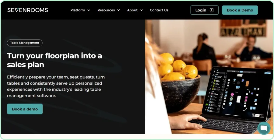 SevenRooms Table Management System