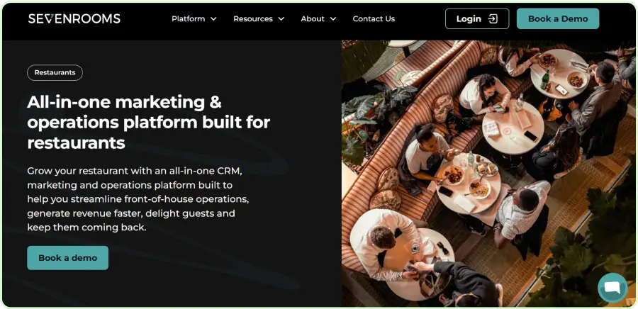 SevenRooms Restaurant Customer Relationship Management