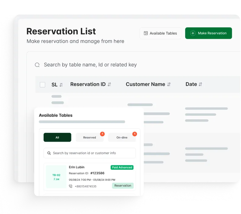 Table & Reservation - Master Your Restaurant's Seating in Seconds