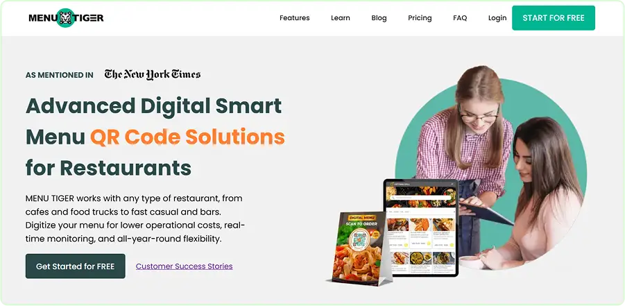 MENU TIGER