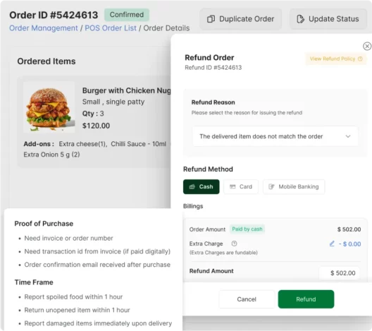 Build Trust with Refund & Cancellation