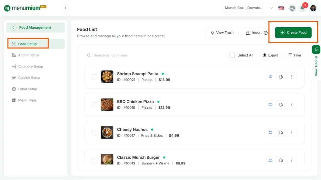 menu management | how menu management works? - youtube... How to Give Basic Food Setup in Food Management - Menumium