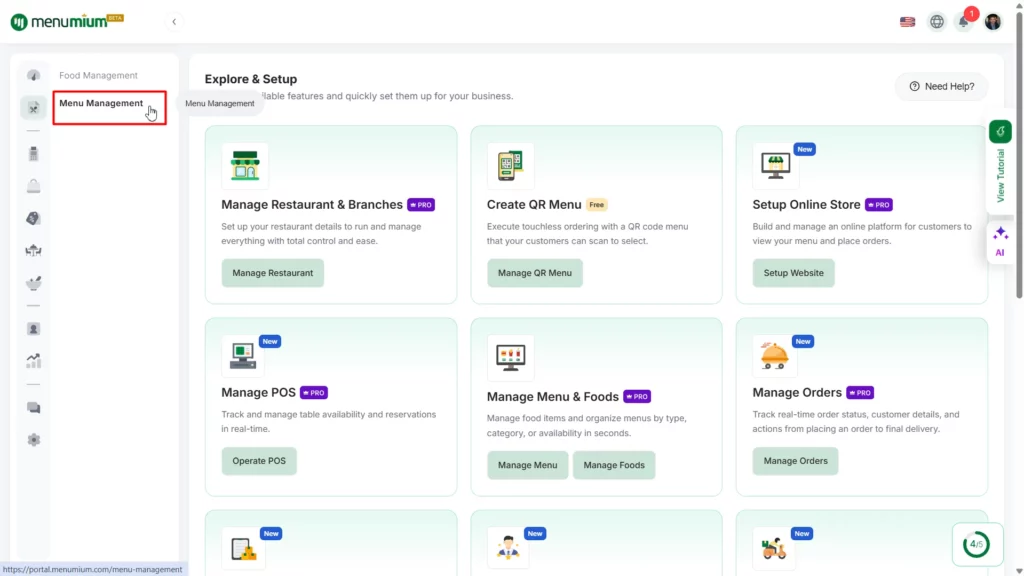 menu manager overview - - platform guide Images High... How to Manage a Menu - Menumium