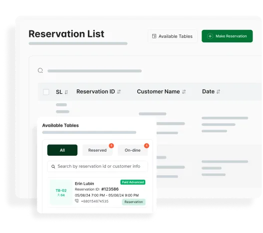 Table & Reservation - Master Your Restaurant's Seating in Seconds