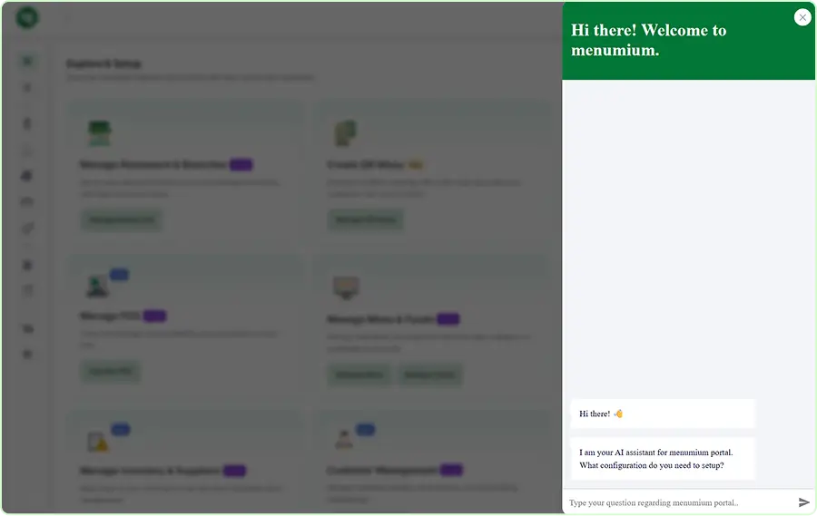 Menumium AI Chats