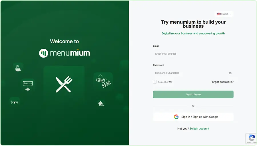 Step 1:Sign Up